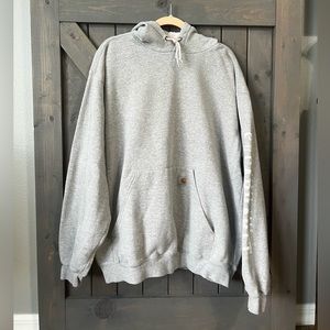 Gray Carhartt hoodie. 2XL